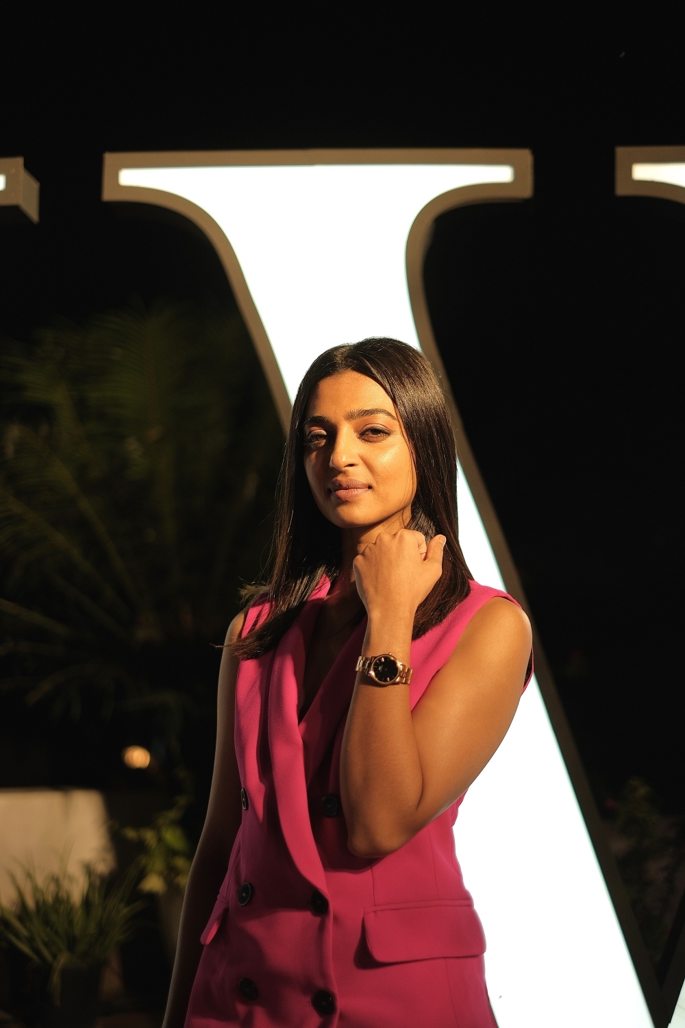 New Delhi: Radhika Apte at the Daniel Wellington DWali Party in New Delhi on Oct 11, 2019. (Photo: IANS)