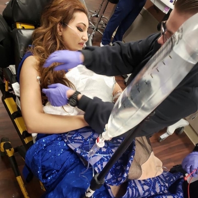 Indian American beauty Shree Saini collapsed right before Miss World America final night of the competition. Shree will stay in a hospital for a ÃƒÂƒÃ‚Â¢ÃƒÂ‚Ã‚Â€ÃƒÂ‚Ã‚Âœcardiac arrest watchÃƒÂƒÃ‚Â¢ÃƒÂ‚Ã‚Â€ÃƒÂ‚Ã‚Â, says her mother.