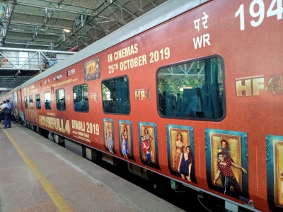 Mumbai: A special promotional train travelling from Mumbai to Delhi as part of 