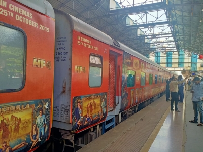 Mumbai: A special promotional train travelling from Mumbai to Delhi as part of 