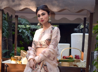 Mumbai: Actress Mouni Roy during a press conference to promote her upcoming film 