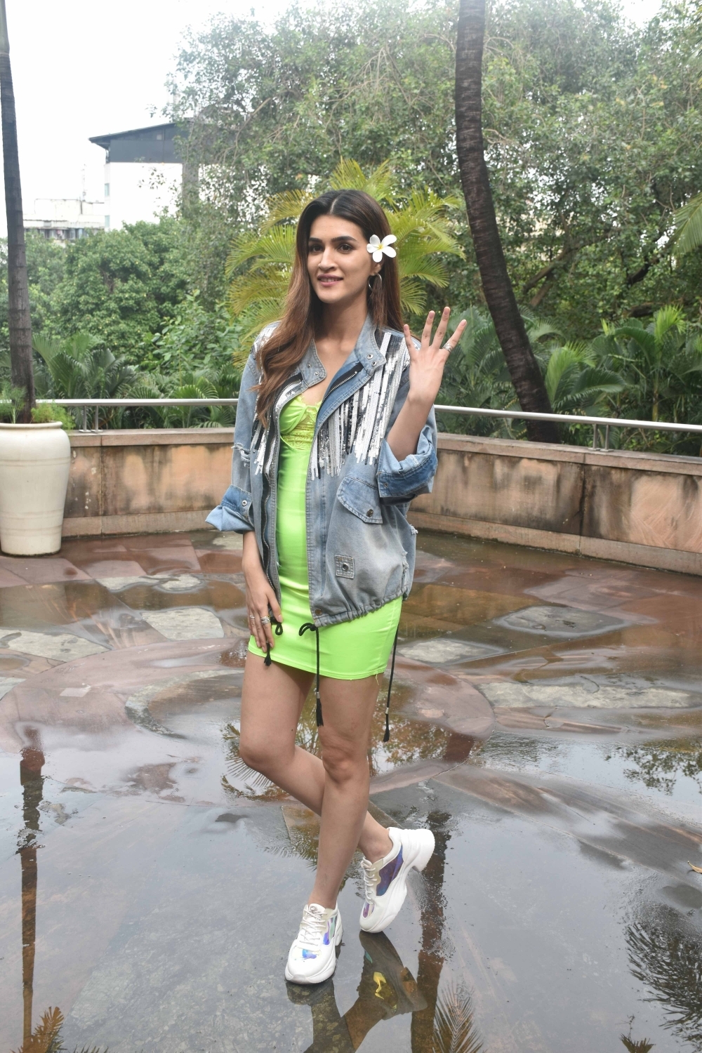 Mumbai: Actres Kriti Kharbanda during the promotions of her upcoming film "Housefull 4" in Mumbai on Oct 23, 2019. (Photo: IANS)