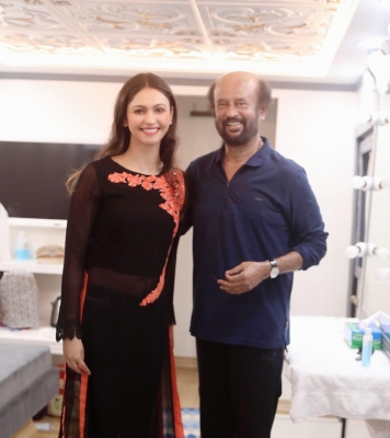 Actress Shamata Anchan, who shares screen space with superstar Rajinikanth in AR Murugadoss
