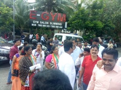 Mumbai: NCP workers stage a demonstration against Sony TV and actor and television show ÃƒÂƒÃ‚Â¢ÃƒÂ‚Ã‚Â€ÃƒÂ‚Ã‚ÂœKaun Banega CrorepatiÃƒÂƒÃ‚Â¢ÃƒÂ‚Ã‚Â€ÃƒÂ‚Ã‚Â host Amitabh Bachchan after a question asked on the show referred Maratha warrior ruler Chhatrapati Shivaji Maharaj as Shivaji; in Mumbai on Nov 8, 2019. However, Sony TV -- which airs the show -- came out to publicly admit the mistake after #Boycott_KBC_SonyTv started trending on social media. (Photo: IANS)