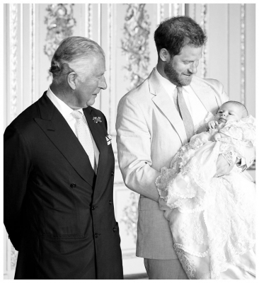 Prince Harry on Thursday wished his father Prince Charles on his birthday and posted a previously unseen photo of the two with the Duke of Sussex
