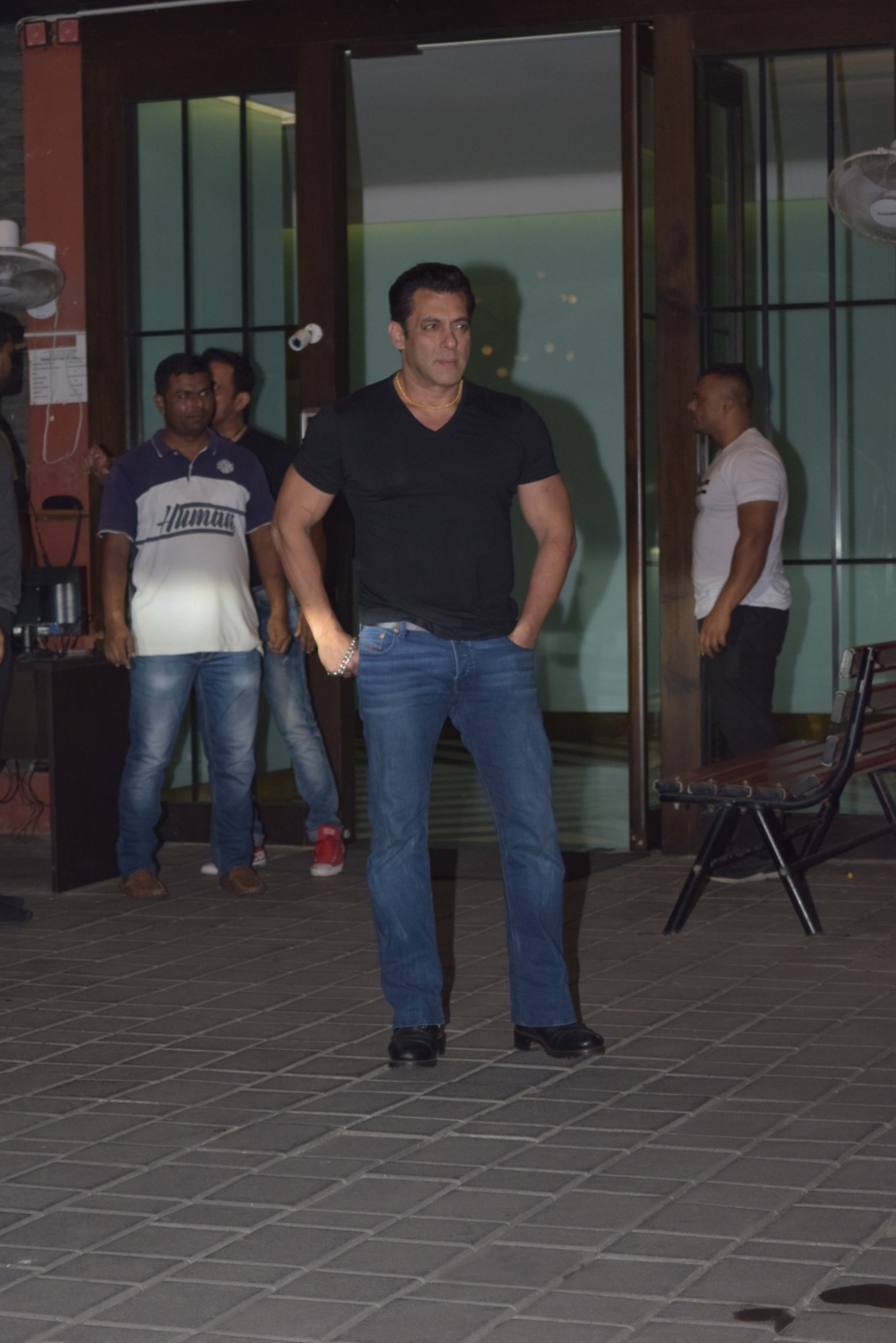 Mumbai: Actor Salman Khan at the wedding anniversary party of his sister Arpita Khan and brother-in-law Aayush Sharma in Mumbai on Nov 18, 2019. (Photo: IANS)