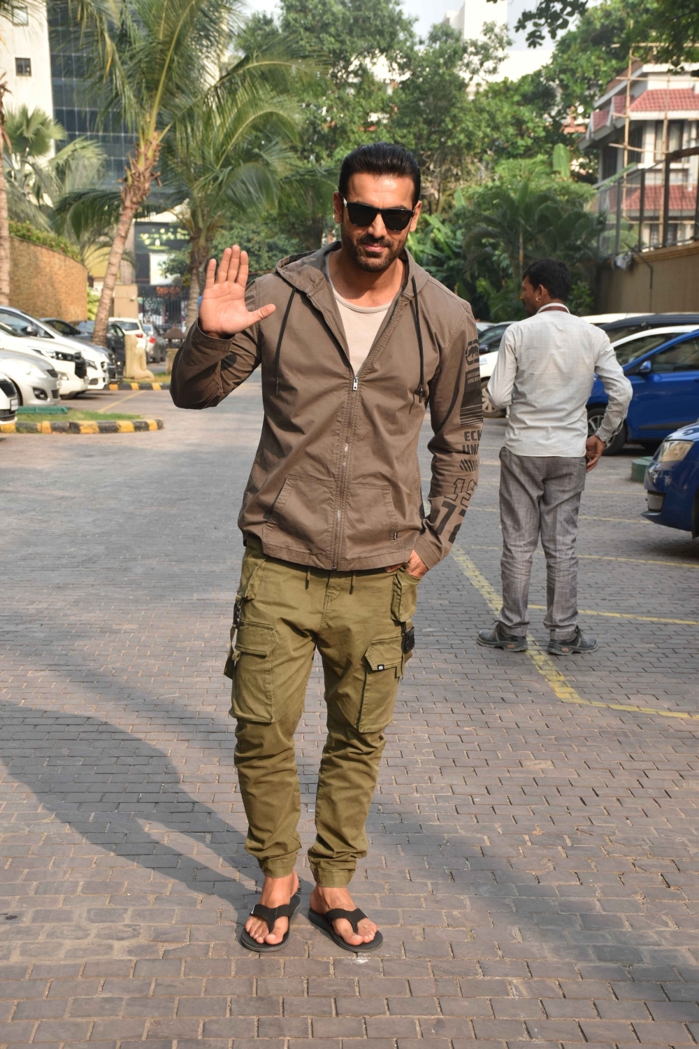 Mumbai: Actor John Abraham during the promotions of his upcoming film "Pagalpanti" in Mumbai on Nov 16, 2019. (Photo: IANS)