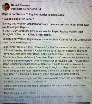 A smalltime filmmaker named Daniel Shravan