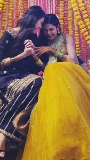 Cricketer Manish Pandey and actress Ashrita Shetty on Thursday hosted a wedding reception for close friends and relatives here. The two had exchanged vows in a glittering ceremony in the city on December 2, just hours after Manish led from the front to help Karnataka retain the Syed Mushtaq Ali T20 Trophy in Surat.
