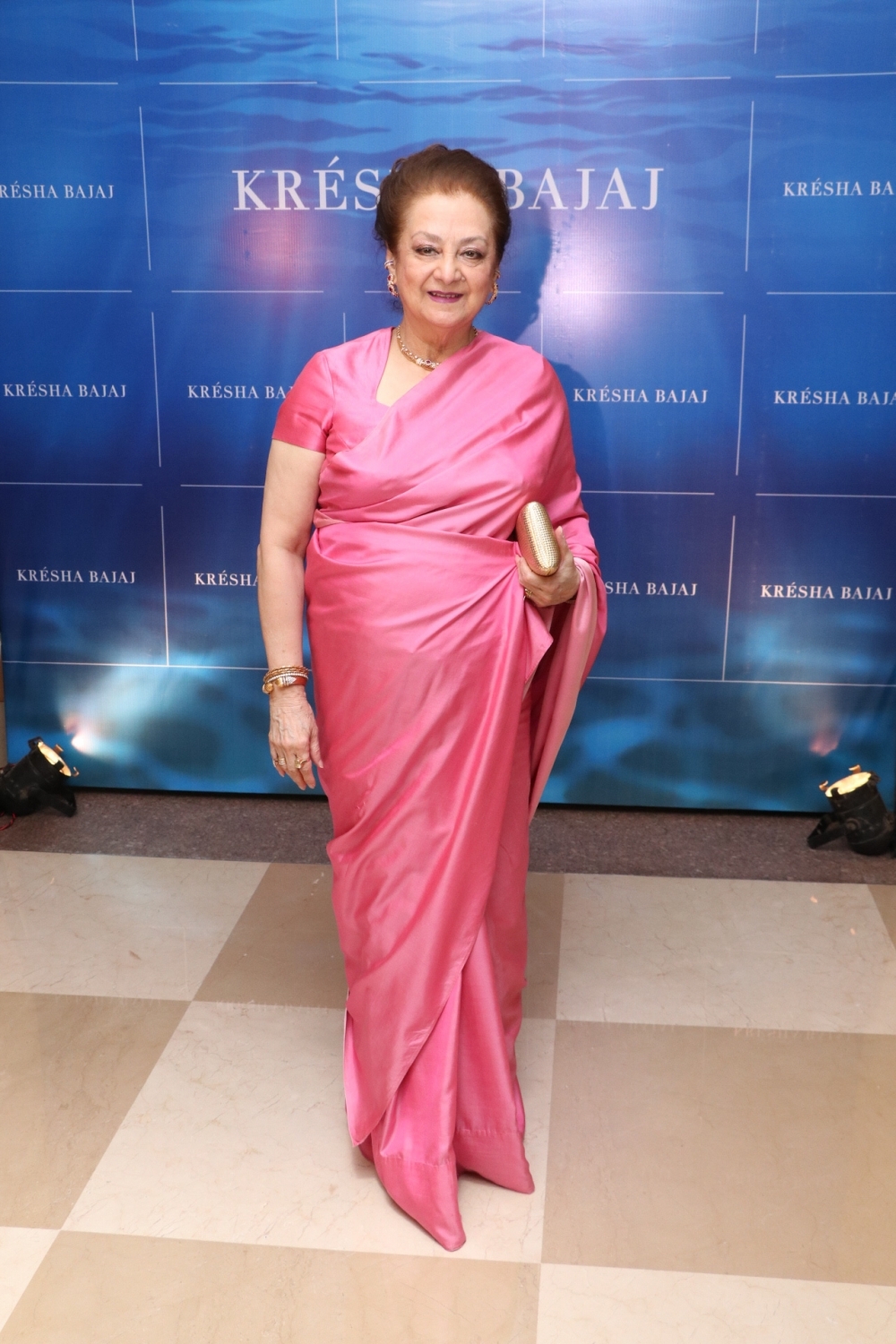 Mumbai: Actress Saira Banu arrives at the first year anniversary celebration of fashion designer Kresha Bajaj's store in Mumbai on Dec 7, 2019. (Photo: IANS)