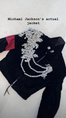 Star couple Kim Kardashian and Kanye West gifted their 6-year-old daughter North West a custom black velvet jacket that belonged to late singer Michael Jackson for Christmas.
