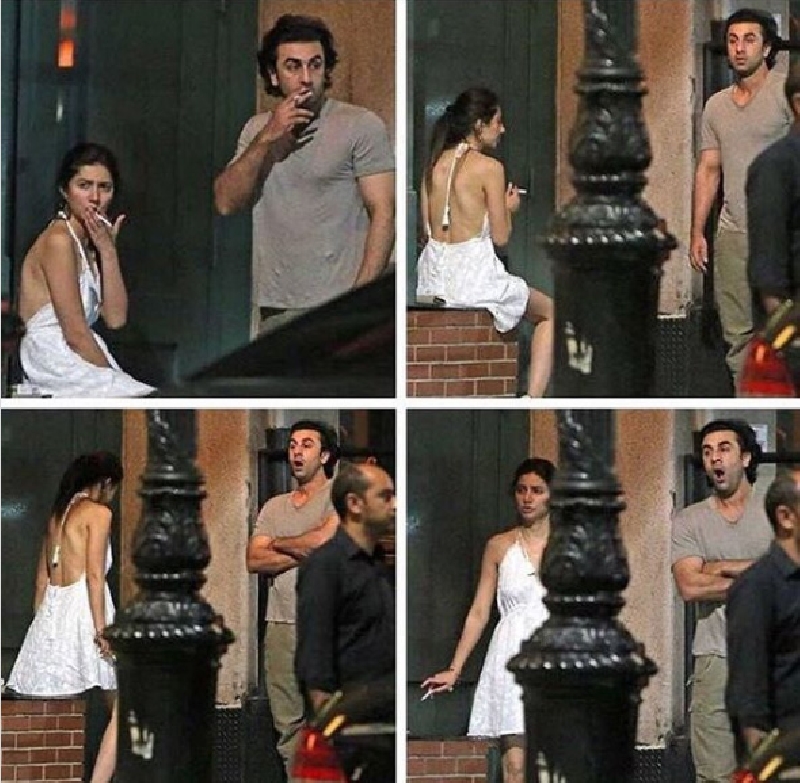 Ranbir Kapoor With Mahira Khan