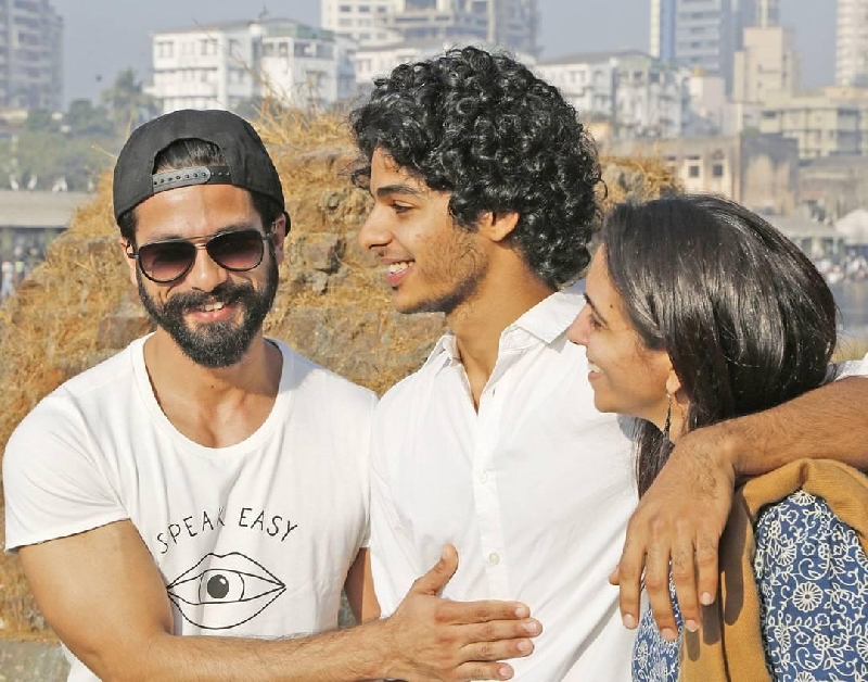 Shahid Kapoor with his brother Ishaan