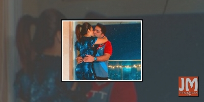 Nehha Pendse shares New Year's kiss with fiance Shardul