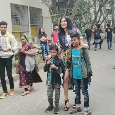 Actress Adah Sharma recently visited Indian Institute of Technology, Bombay (IIT-B) and interacted with the students there. She also took to Instagram and posted a couple of pictures and videos from her session.