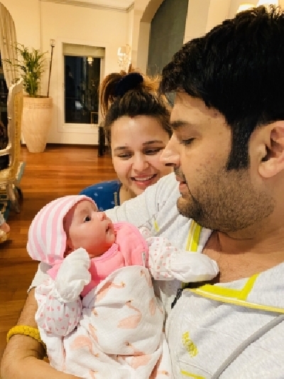 Comedian and actor Kapil Sharma and wife Ginni Chatrath