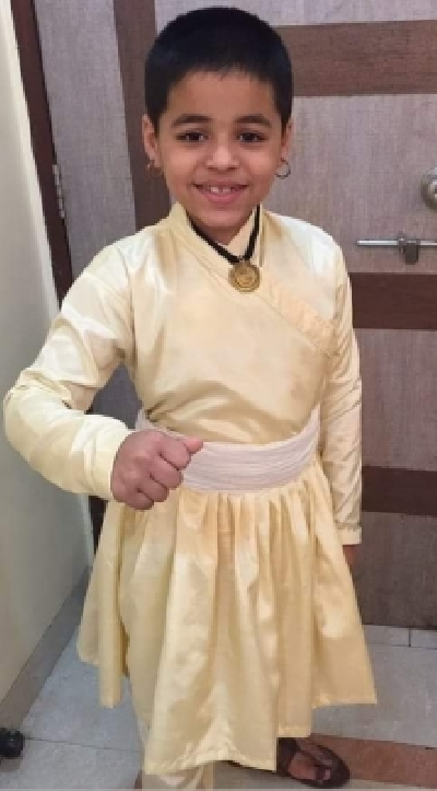 Child artiste Arush Nand says he had a great time working with star couple Ajay Devgn and Kajol in 