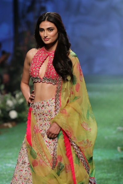 Mumbai: Actress Ileana D'Cruz walks the ramp on Day 6 of the Lakme Fashion Week Summer/Resort 2020, in Mumbai on Feb 16, 2020. (Photo: IANS)