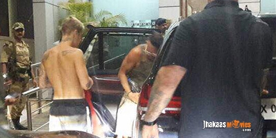 Justin Bieber Leaves India