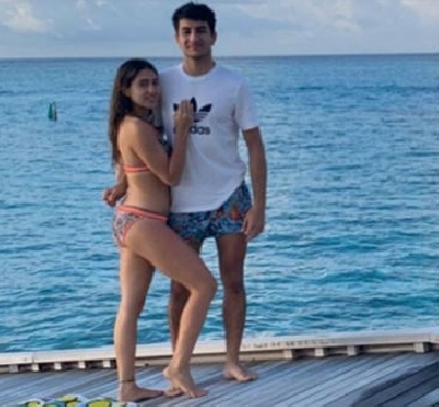 Sara Ali Khan trolled for bikini pose with brother Ibrahim. (Photo Courtesy: Instagram/Sara Ali Khan)