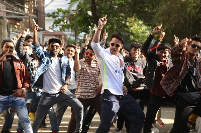 Mumbai: Actor Tiger Shroff performs during the promotions of his upcoming film "Baaghi 3" in Mumbai on March 3, 2020. (Photo: IANS)