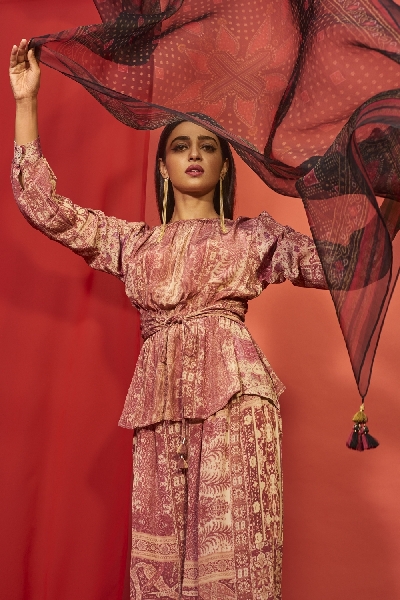 Radhika Apte for Ritu Kumar.