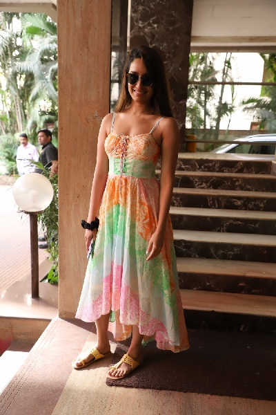 Mumbai: Actress Shraddha Kapoor seen at Andheri in Mumbai on March 13, 2020. (Photo: IANS)