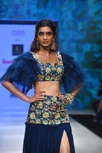 Mumbai: Actress Diana Penty walks the ramp for fashion label Aza on Day 3 of the Bombay Times Fashion Week, in Mumbai on March 15, 2020. (Photo: IANS)