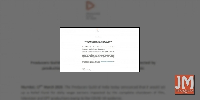 COVID-19 effect: Producers Guild sets up relief fund for daily-wage workers