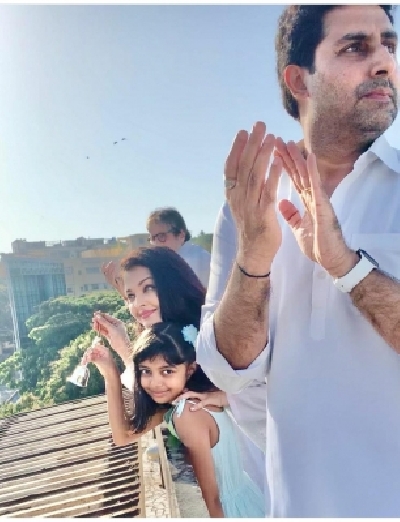 From Amitabh Bachchan, Akshay Kumar, Hrithik Roshan and Aishwarya Rai Bachchan to Ajay Devgn, Varun Dhawan, Karan Johar and Hema Malini, a slew of Bollywood celebrities on Sunday took part in Prime Minister Narendra Modi