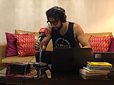Love guru RJ Rahul Makin working through a laptop and a remote access that has been given to him. As the entire nation works from home in the time of COVID-19 pandemic, the radio jockeys too are staying in but keeping their job of entertaining their listeners first and working round the clock for content.