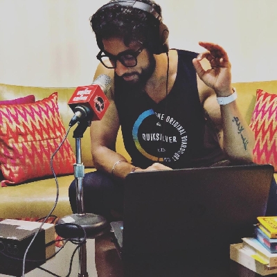 Love guru RJ Rahul Makin working through a laptop and a remote access that has been given to him. As the entire nation works from home in the time of COVID-19 pandemic, the radio jockeys too are staying in but keeping their job of entertaining their listeners first and working round the clock for content.