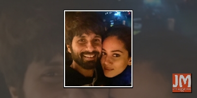 When 'questionably dressed' Shahid planted a kiss on Mira's cheek