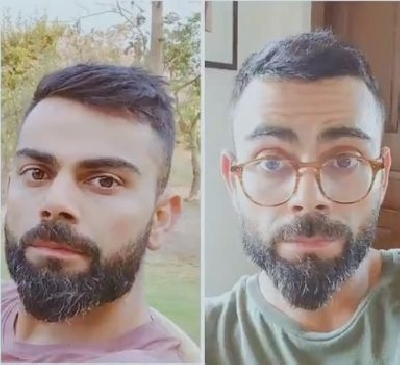 Anushka gives hubby Virat a new look.