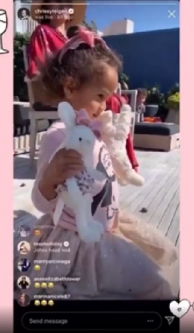 Singer John Legend along with his model wife Chrissy Teigen hosted an adorable wedding for daughter Luna