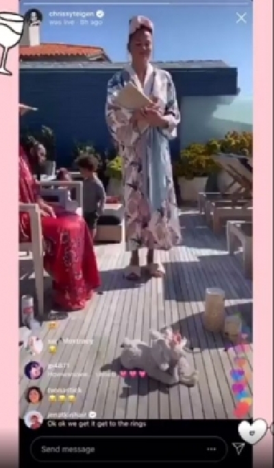 Singer John Legend along with his model wife Chrissy Teigen hosted an adorable wedding for daughter Luna