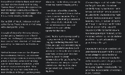 Badshah's statement on his song 'Genda Phool'.