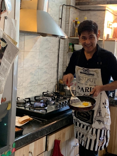 Lockdown diaries: Male TV stars 'share the load' with spouses at home.