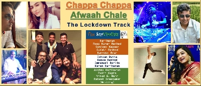 Hariharan, Sanjeev Kapoor and more collaborate from homes to create music video.