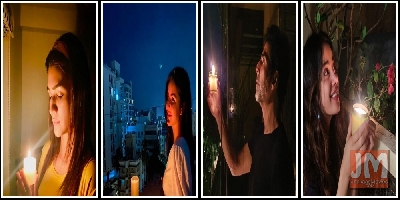 Photos: B'Town switches off and lights up to thank Corona Warriors