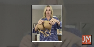 Chelsea Handler makes a mask out of bra