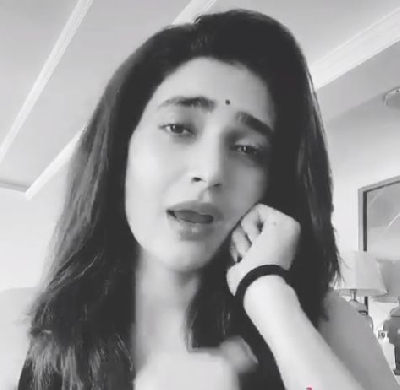 KKarishma Tanna has become 'totally filmy' in lockdown.