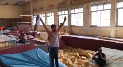 Tiger Shroff shares video of first double landing, fans are awestruck.