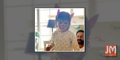Kareena posts pictures of her 'Easter bunnies' Taimur, Saif