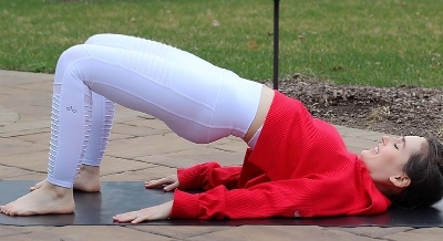 Stretch those back muscles.