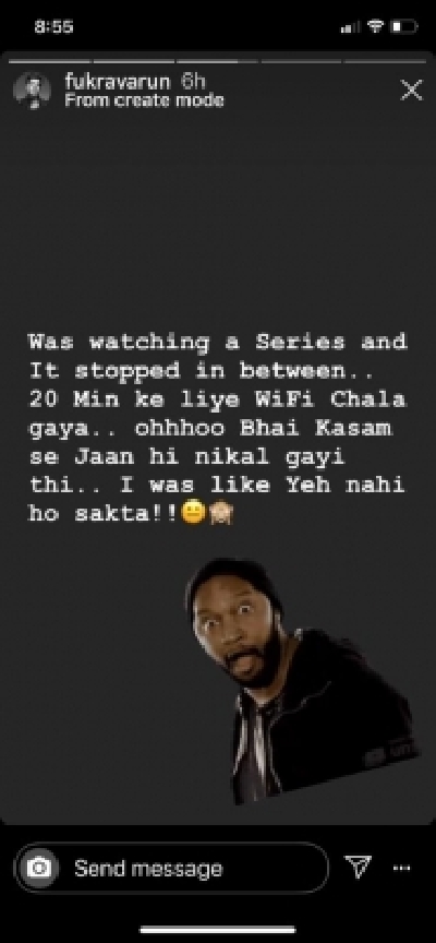 Varun Sharma on little joys of life.