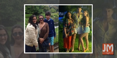 Sara Ali Khan shares then-and-now pics with mom Amrita, brother Ibrahim