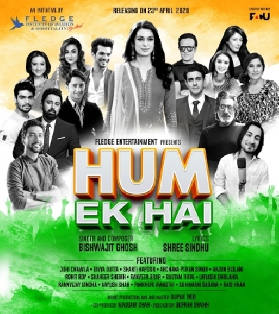 Juhi Chawla, Shakti Kapoor join real-life COVID-19 warriors for new song.