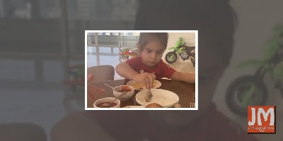 K.Jo's son plays 'diet police'