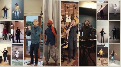 40 musicians from 6 nations regale fans in 190 cities for COVID-19 awareness.